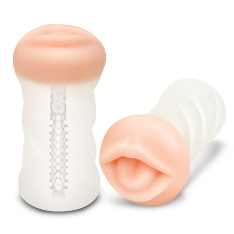 Zolo Masturbator Clear Deep Throat Strokers - Manual