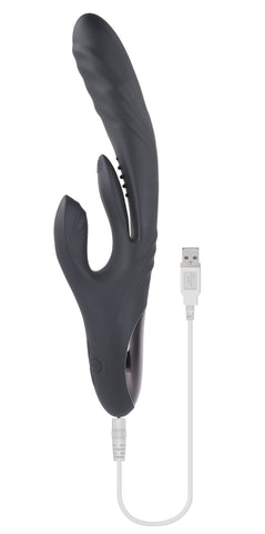 Playboy Pleasure RAPID RABBIT Vibrator with Thrusting Fun > Vibrators > Ladies > Rabbit