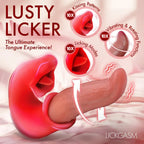 Lusty Licker Kissing Tongue – Dual Speed Eight Pattern Vibrator > Sex Toys For Ladies > Clitoral Vibrators and Stimulators