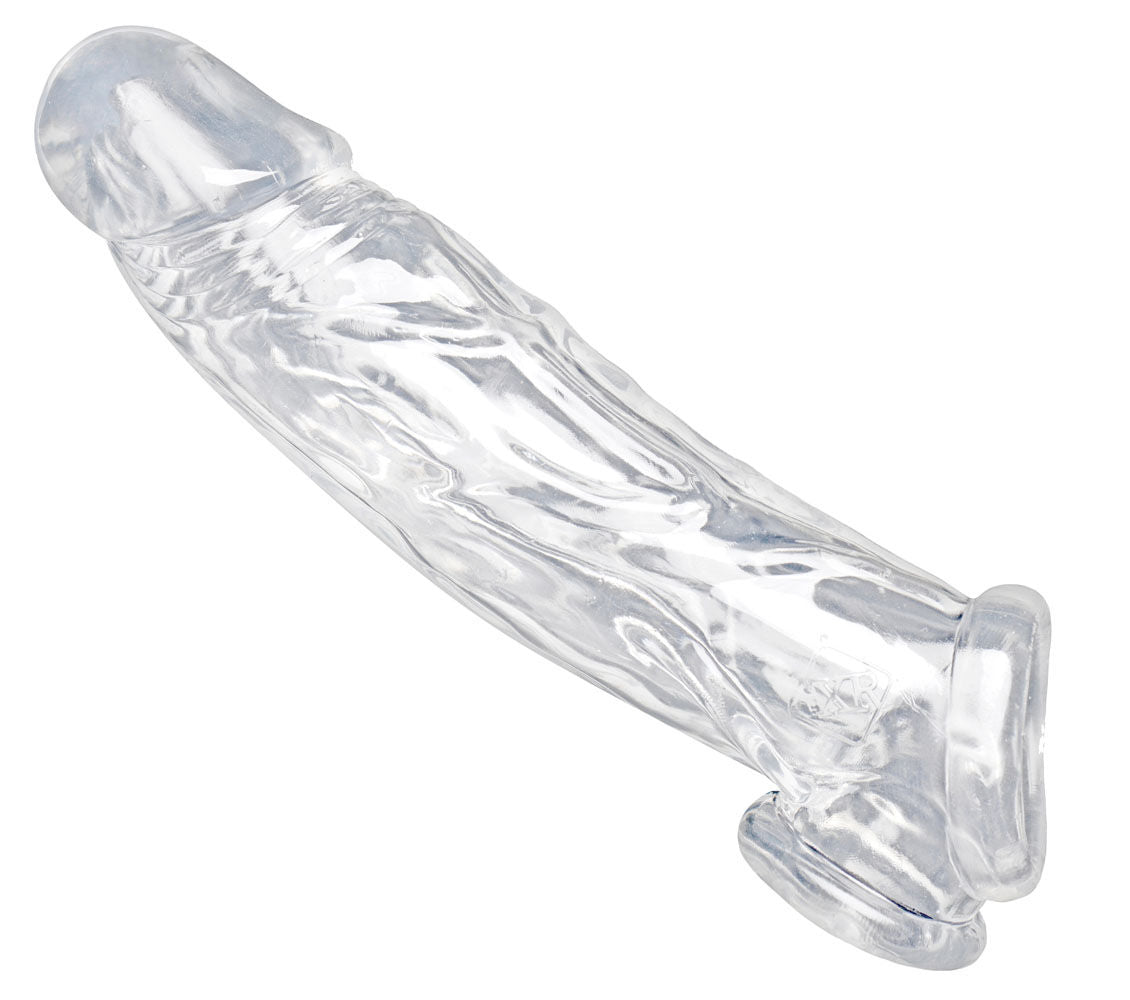 Realistic Clear Penis Enhancer and Ball Stretcher – Lifelike Penis Sleeve and Ball Stretcher Secondary image