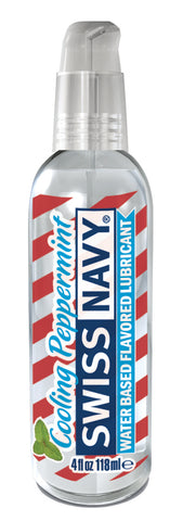 Swiss Navy Cooling Peppermint Lubricant 4oz/118ml Bottle Default Title Flavoured Lube