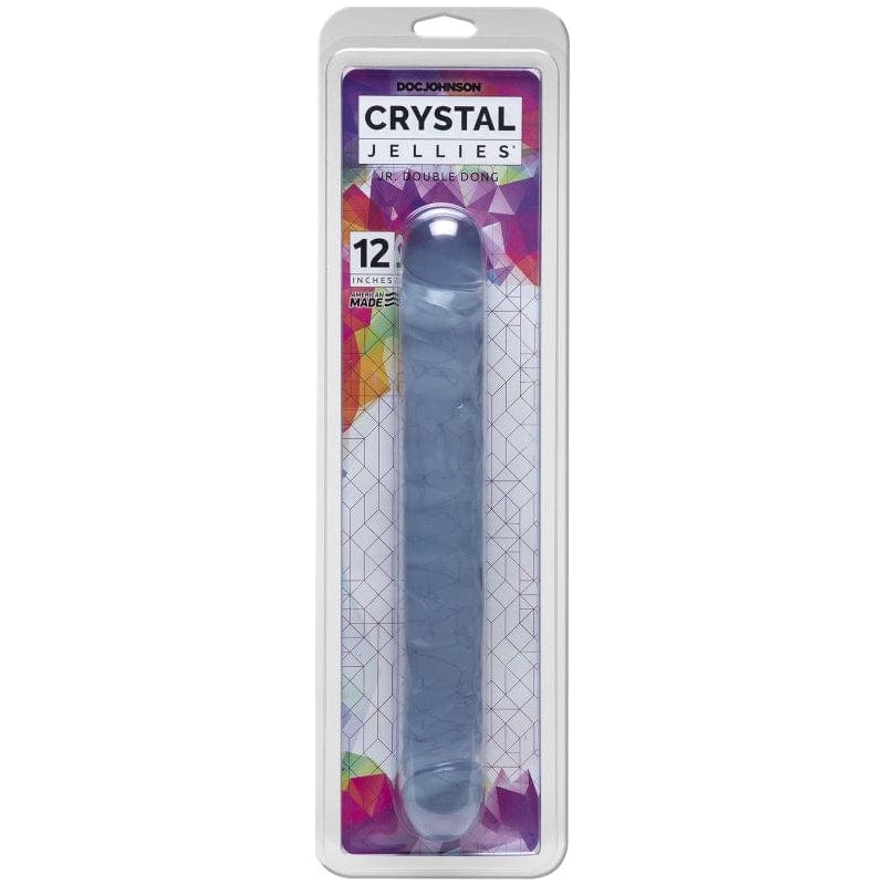 Doc Johnson Crystal Jellies Jr. Double Dong – Soft Flexible 12 Inch Double-Ended Dong Secondary image