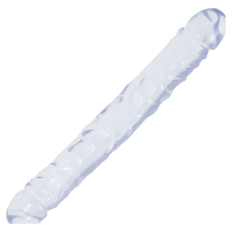 Doc Johnson Crystal Jellies Jr. Double Dong – Soft Flexible 12 Inch Double-Ended Dong > Dildos > Double Dildos Main image