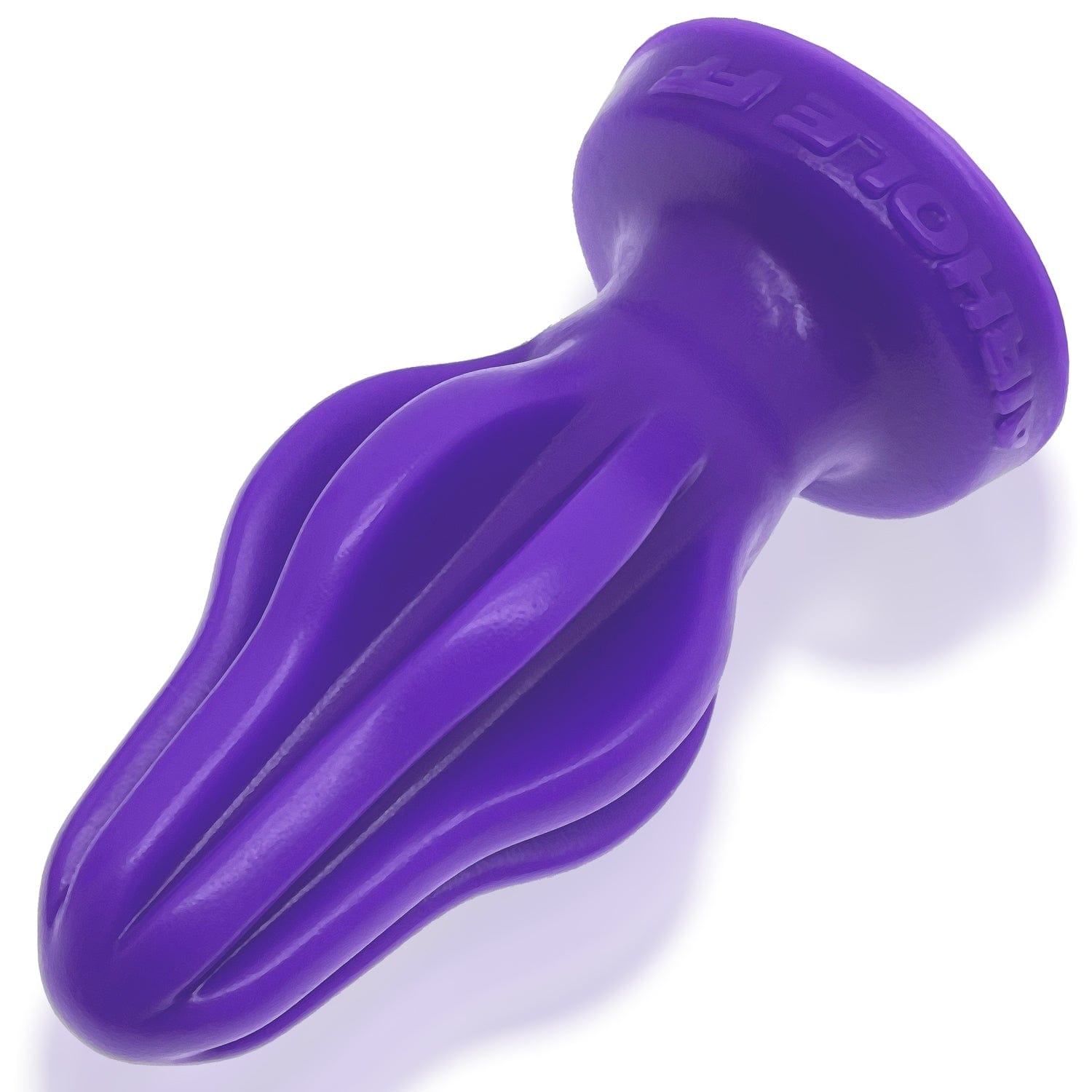 Airhole-2 Finned Buttplug Eggplant - Unique Pleasure Experience Secondary image