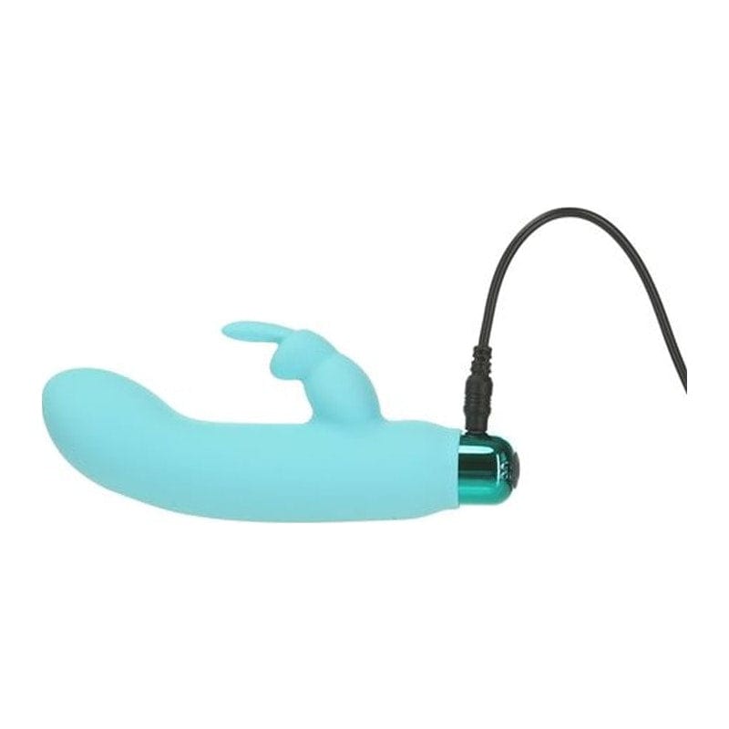 Alice's Bunny 4 Inch Bullet with Rabbit Sleeve Teal > Vibrators > Ladies > Rabbit