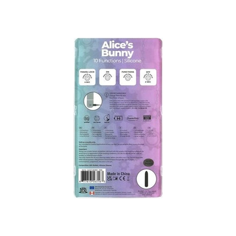 Alice's Bunny 4.5 Inch Bullet with Rabbit Sleeve Pink > Vibrators > Ladies > Rabbit