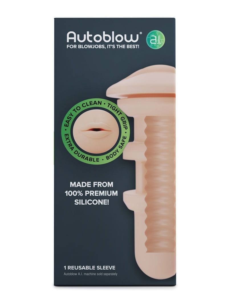 Autoblow A.I. Mouth Sleeve for Realistic Intimate Pleasure Strokers - Premium