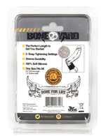 Boneyard Silicone Ball Strap 1.5 Inch with 3 Snap Closure in Black > Cock Ring > Adjustable