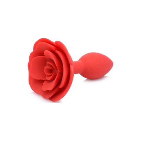 Booty Bloom Silicone Rose Anal Plug Medium Red Butt Plugs