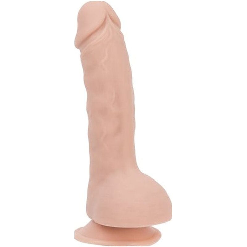 Brad 7.5in Dong Beige - Realistic Silicone Pleasure Tool > Dildos > Realistic Dildos