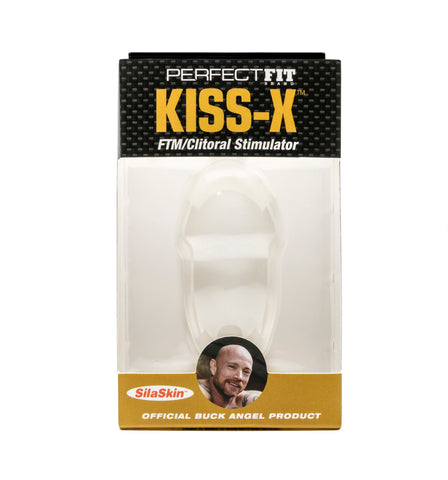 Buck Angel KissX Clear Snug Fit Stroker for Transmen Clear GENDER EXPRESSION