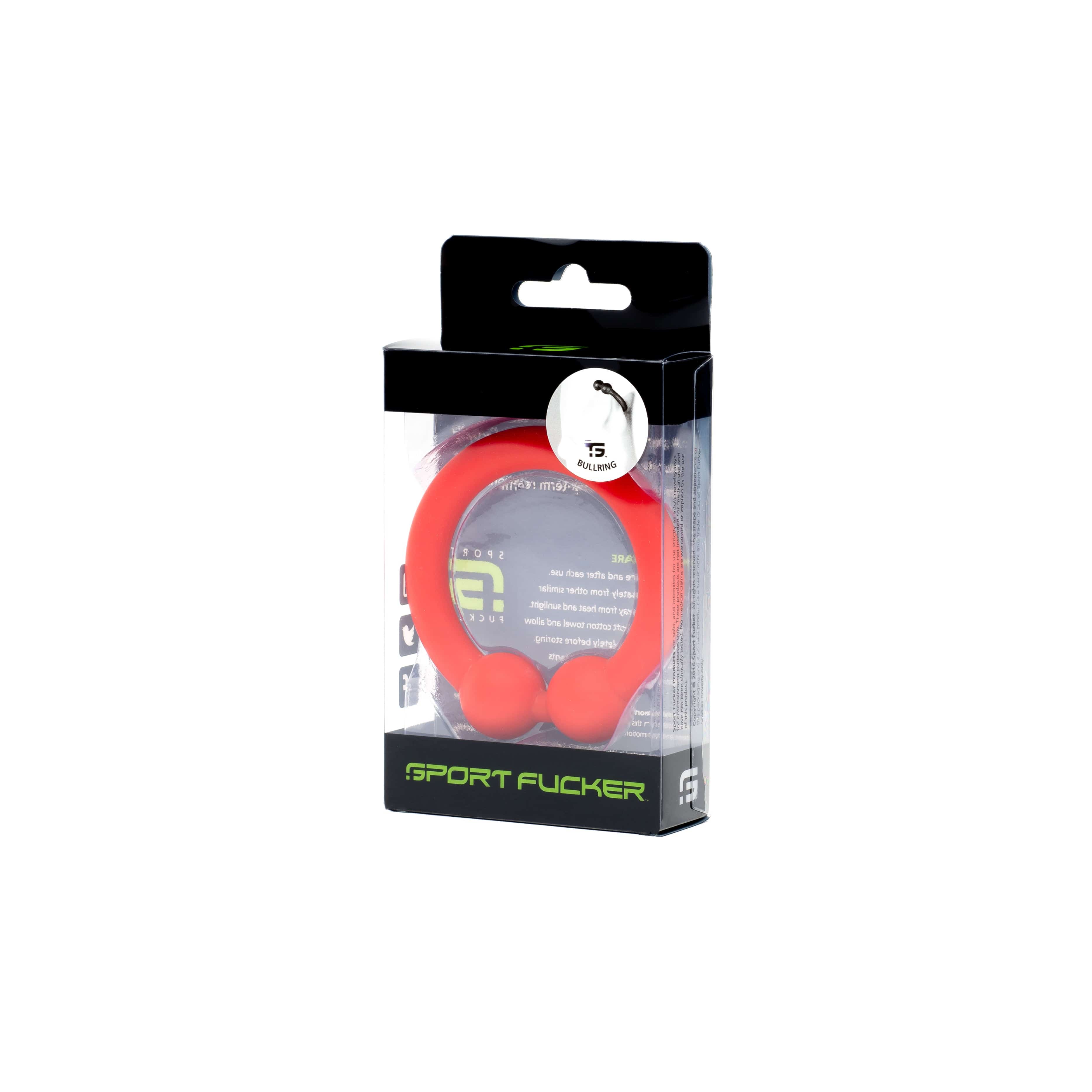 Bullring Red Silicone Ring 48mm Red > Cock Ring > Single