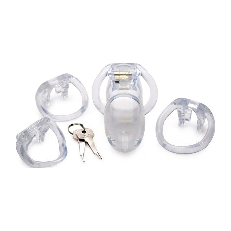 Clear Captor Chastity Cage Large > Bondage Gear > Male Chastity