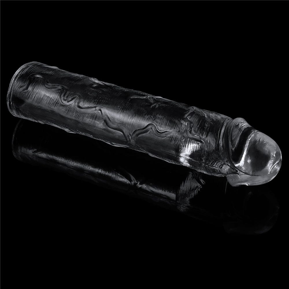 Clear Penis Extender Sleeve for Enhanced Length and Girth SLEEVES