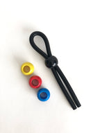 Cock Leash Single Black Adjustable Cock Ring and Control > Cock Ring > Adjustable