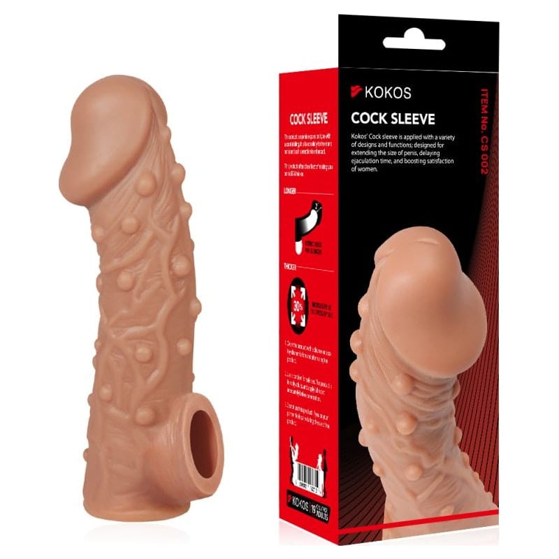 Cock Sleeve 2 Slim fit - Soft Silicone Penis Sleeve Extra 1.3" Inch > Sex Toys For Men > Penis Sleeves Main image