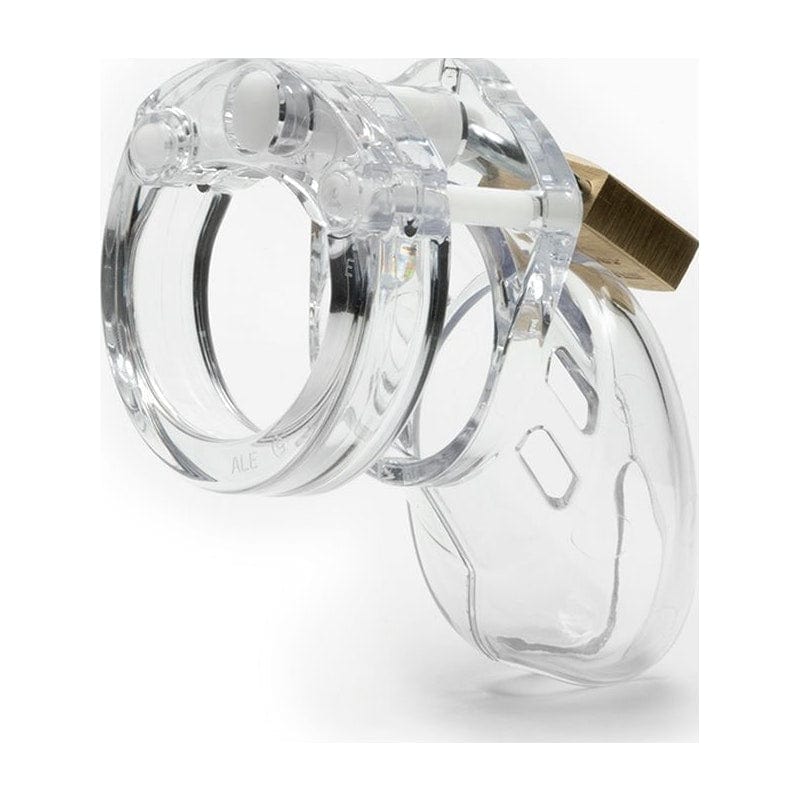 Cockcage CB-6000S Clear 3.25 Inch Medical-Grade Chastity Cage Cages