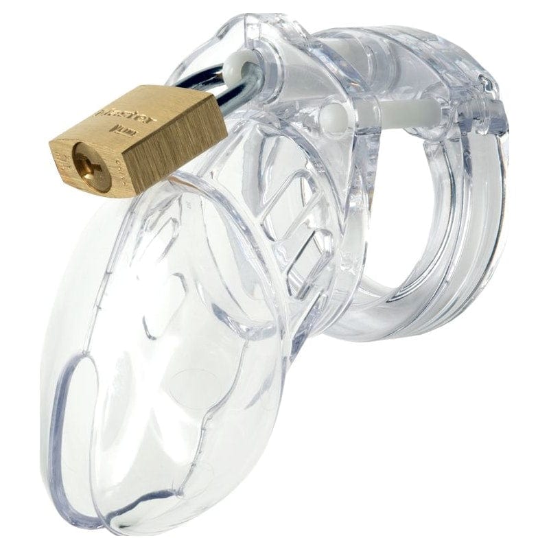 Cockcage CB-6000S Clear 3.25 Inch Medical-Grade Chastity Cage Cages