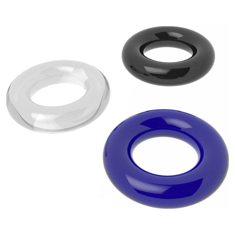 Coloured Triple Donut Cock Ring Set > Cock Ring > Sets