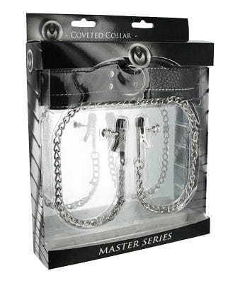 Coveted Collar and Clamp Union Set for Intense Submission and Sensation Chrome > Bondage Gear > Collars
