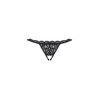 Crotchless Lace Thong Black > Clothes > Panties