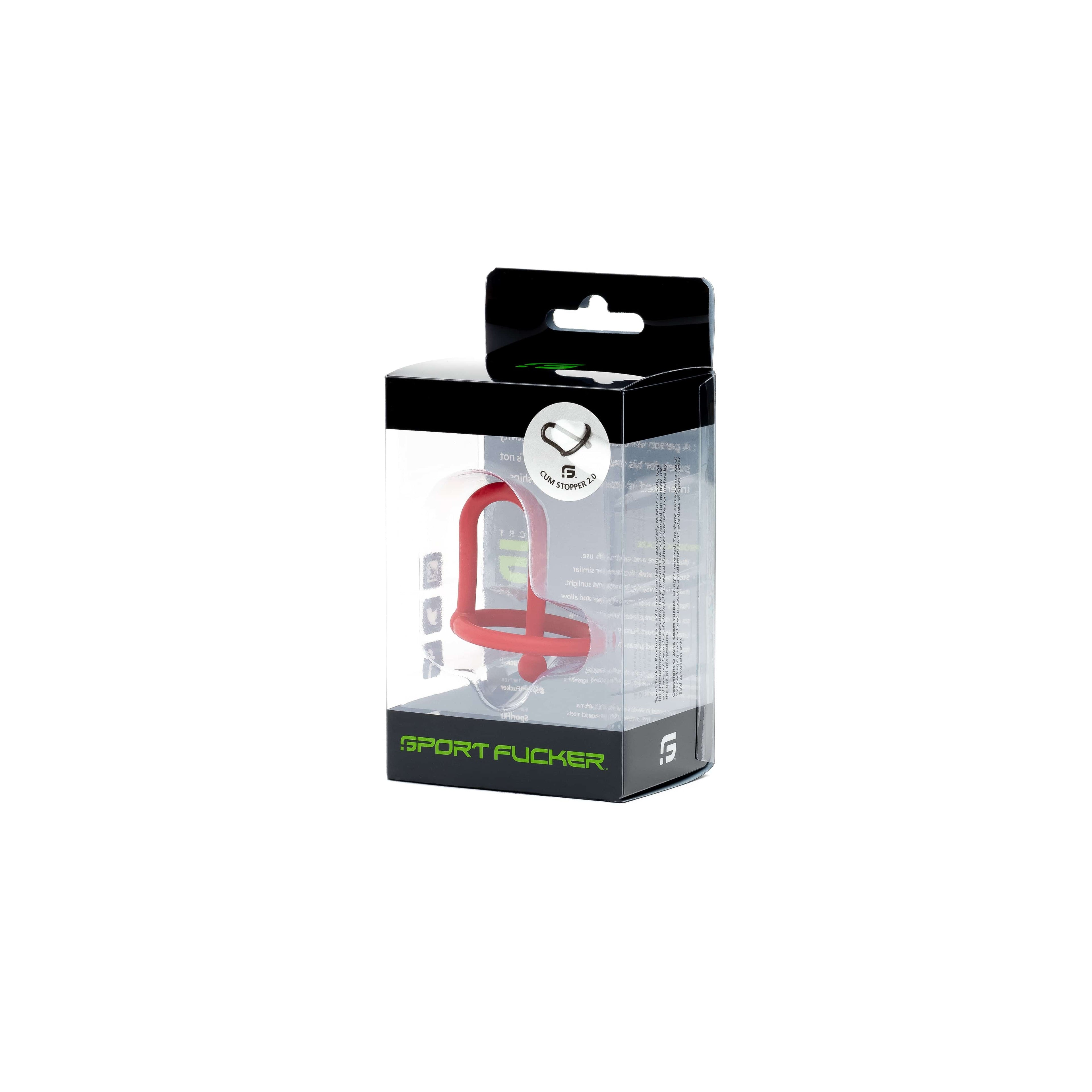 Cum Stopper 2.0 Red Silicone 45mm Insertable Length > Sex Toys For Men > Sounding Rods
