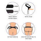 B Yours Plus Pink Soft Realistic Dildo > Dildos > Strap On Harnesses