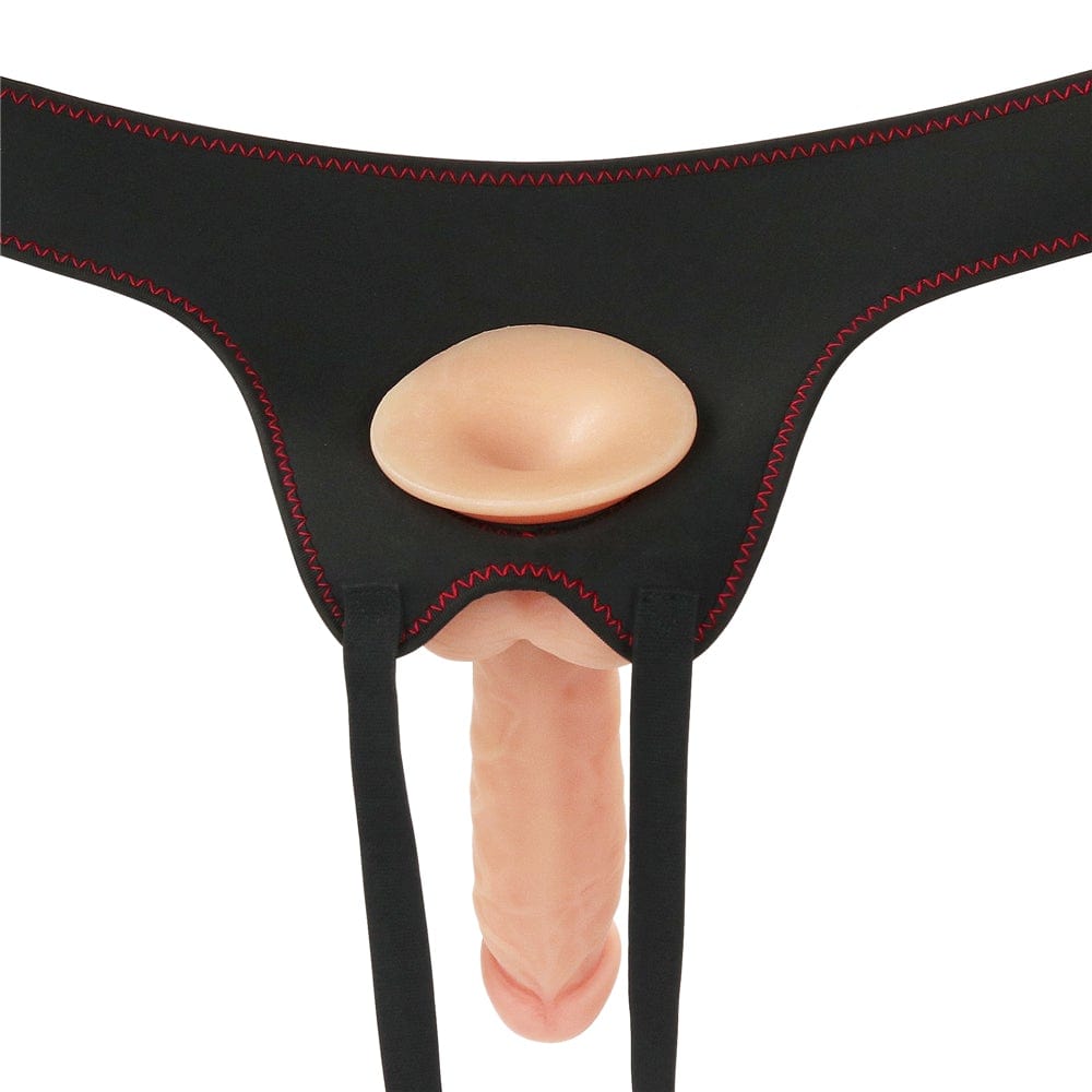 Easy Strap-on Set with Balls 20cm (Flesh) > Dildos > Strap On Harnesses