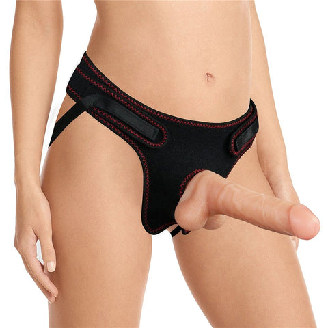 Easy Strap On Set 7.5 Inch Realistic Dildo for Lifelong Pleasure STRAP-ONS