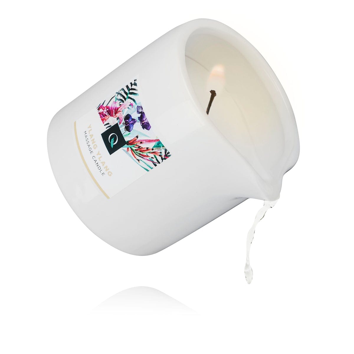 Exotiq Ylang Ylang Massage Candle 200g Soothing Aromatherapy Wax Secondary image