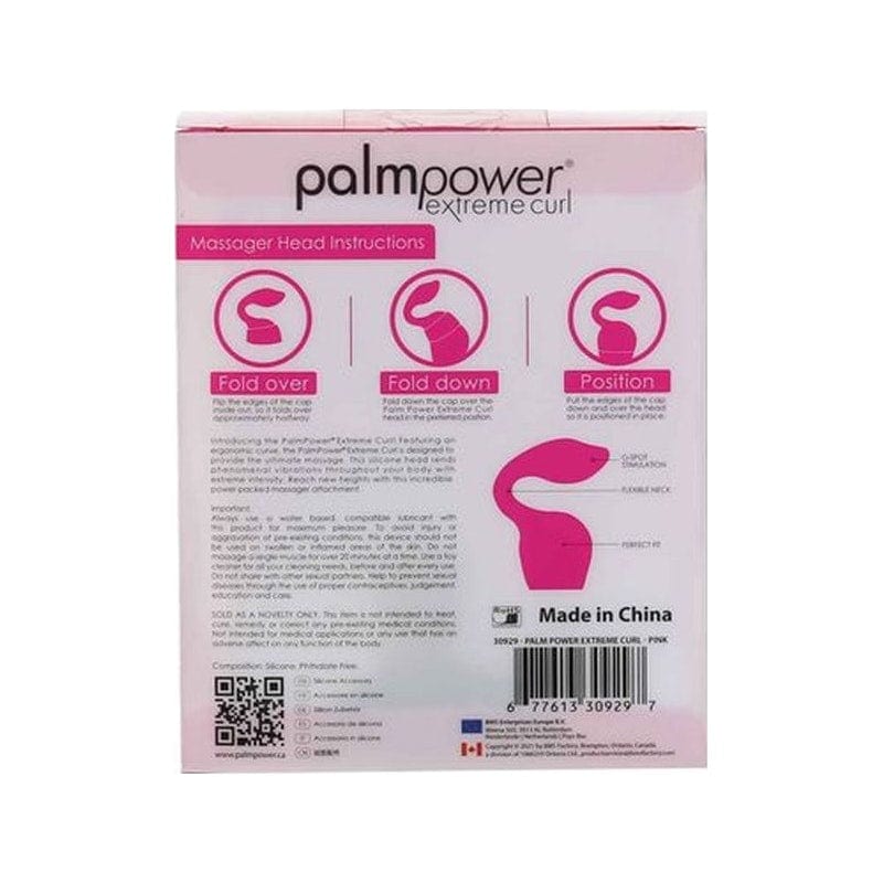 PalmPower Extreme Extreme Pleasure Cap (Pink) – G-Spot Attachment > Sex Toys > Massage Wands