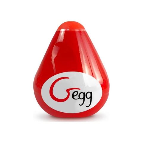 GEgg Masturbator Red 6.5cm Compact Pleasure Sleeve Strokers - Cup|Egg