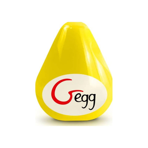 GEgg Masturbator Yellow 6.5cm Compact Pocket Sleeve Strokers - Cup|Egg