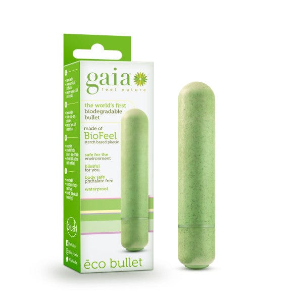 Gaia Eco Bullet Green 8.9 Centimeter Bullet Vibrator > Vibrators > Mini Vibrators Main image