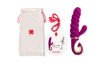 Gcandy Raspberry Dual Motor Vibrator Waterproof 4 Inch > Vibrators > Ladies > Rabbit