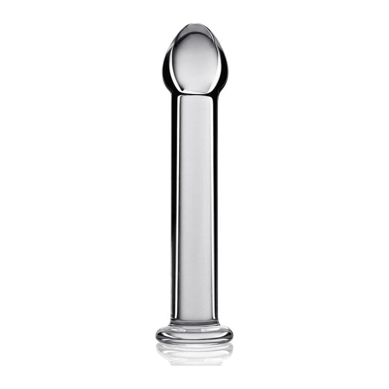 Glass Romance 1 Clear 7in Luxury Glass Dildo 7 Inches > Glass > Dildos