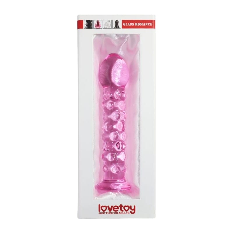 Glass Romance 2 Pink 7in Luxury Glass Dildo for Sensation DONGS Glass