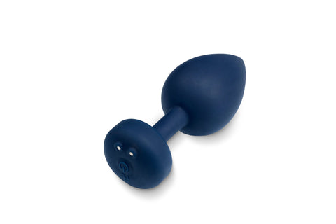 Gplug Large Ocean Blue 3.9 cm Rechargeable Anal Plug Blue Butt Plugs - Vibrating