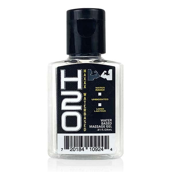 H2O Maxxx Lubricant Gel Travel Size 24ml Water-Based Sexual Wellness Product Water Based Lube