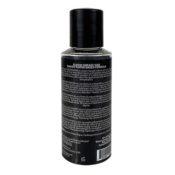 H2O Maxxx Water-Based Lubricant Gel 2.4oz 70ml Secondary image