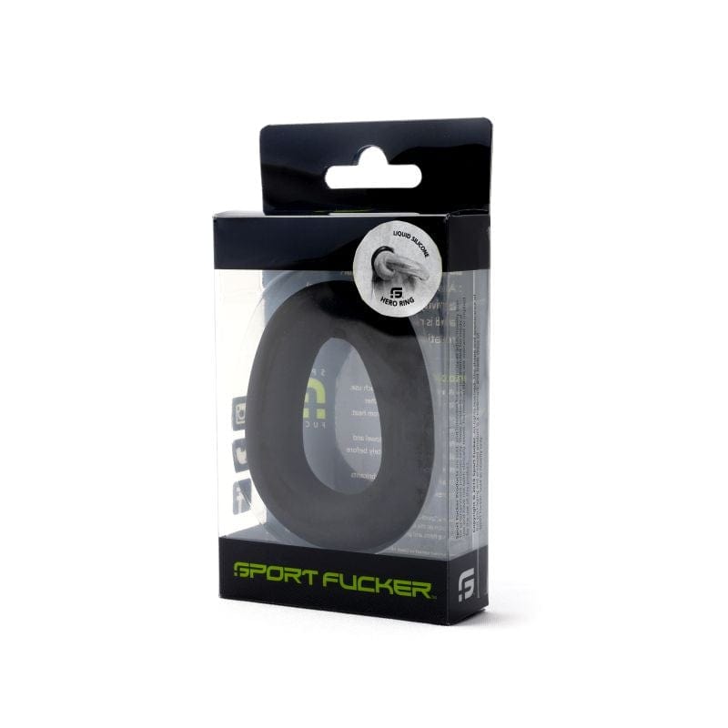 Hero Ring (Black) – Comfortable Cock and Ball Ring > Cock Ring > Single