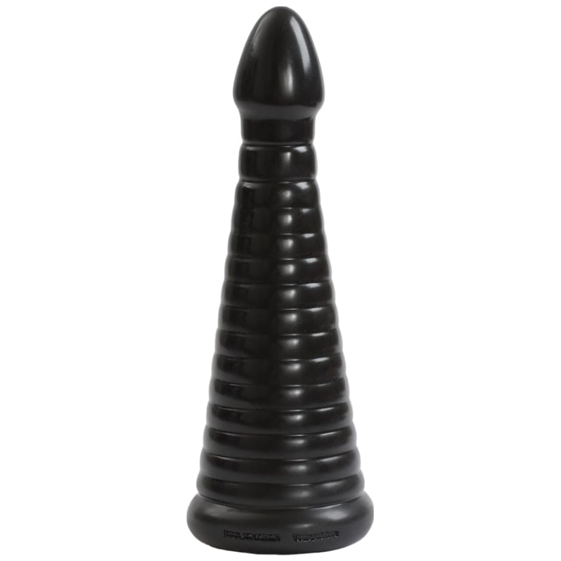 TitanMen Intimidator Black 11 Inch Ribbed Shaft Anal Toy > Anal Range > Oversized Anal Toys