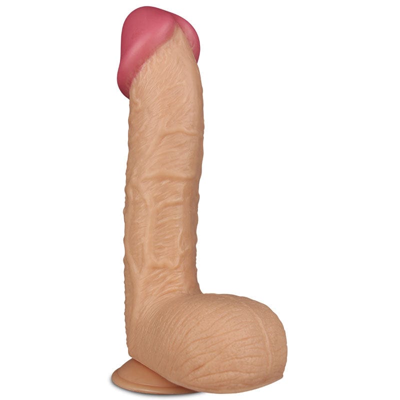 Love Toys King Size Realistic Dildo Dong (Blush Pink) – 10.5 Inch Large Dildo Dongs Realistic
