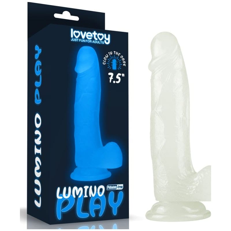 Lumino Play Glow in the Dark Dildo 7.5 Inch > Dildos > Realistic Dildos Main image