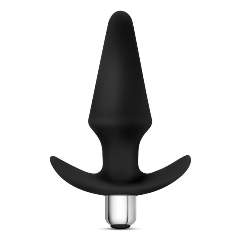 Luxe Discover Black Anal Plug with Vibrating Bullet 4 Inch Secondary image