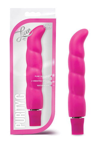 Luxe Purity G Pink 6.25 Inch Vibrating G Spot Toy
