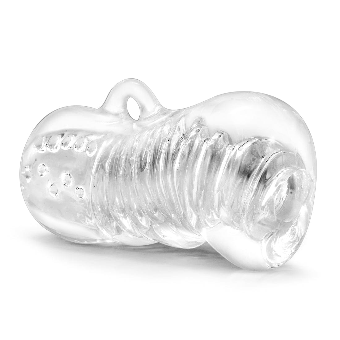 M for Men Hand Tool Clear 4.5 Inch Compact Size > Sex Toys For Men > Masturbators > Manual Main image
