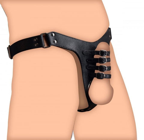 Male Chastity Harness for BDSM Control and Pleasure Cages