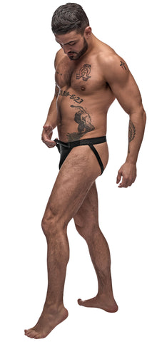 Male Power Grip and Rip Jock with Breakaway Front Pouch Jockstraps