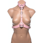 Miss Behaved Pink Chest Harness > Clothes > Womens Harnesses